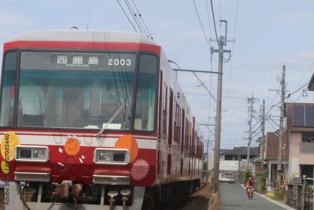 Fototapeta premium 遠州鉄道の電車