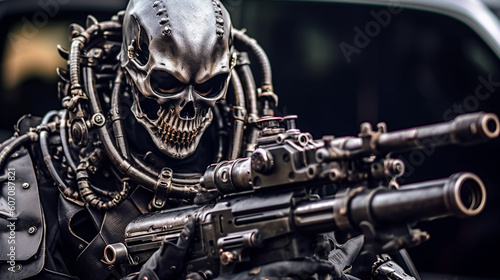 robot, combat machine, huma...
