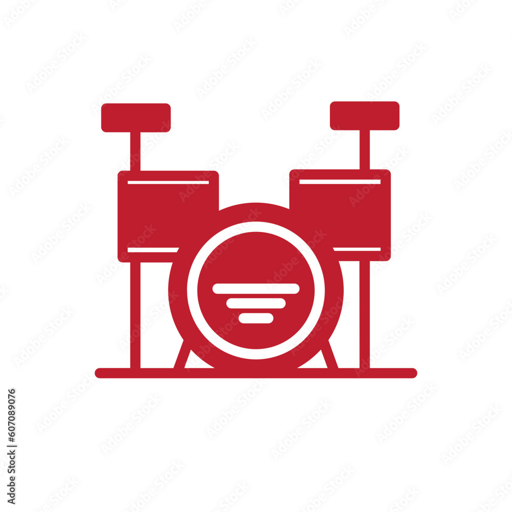 Drum Drums Drumset Solid Icon Drum Drums Drumset Solid Icon