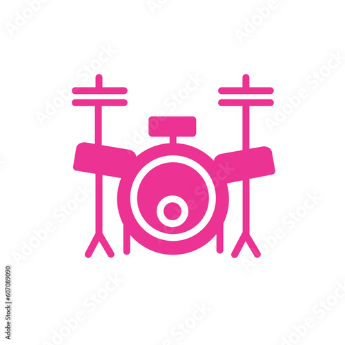 Drum Drums Drumset Solid Icon