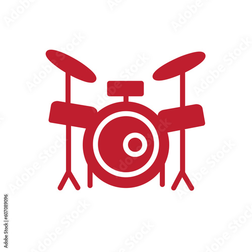 Drum Drums Drumset Solid Icon