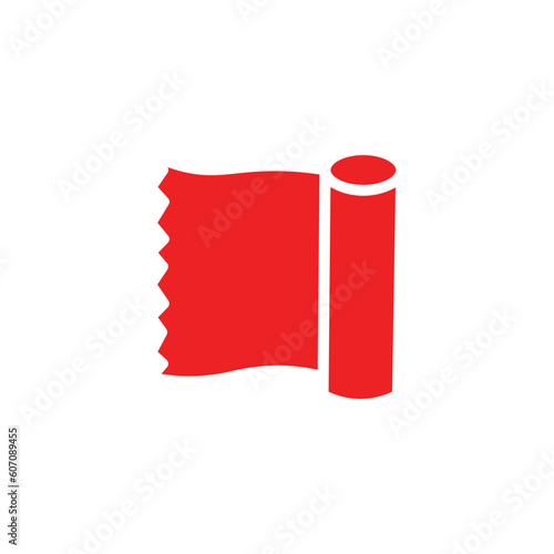 Free Download Fabric Roll Sewing Solid Icon - GFXLoad