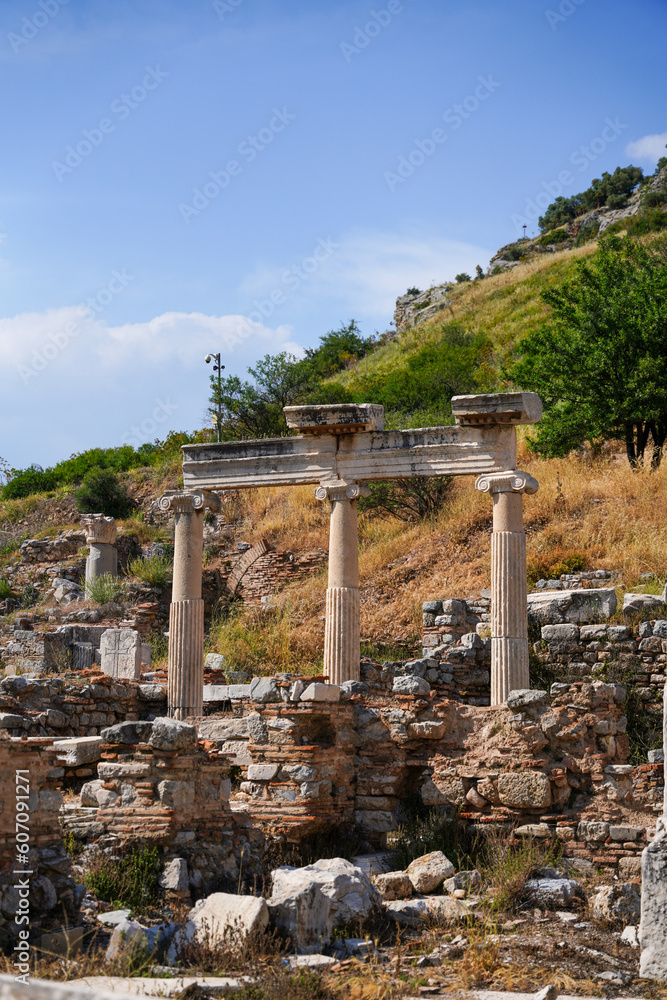 ruins of Ephesus ancient city	