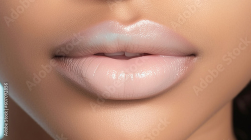 young adult woman closeup, ...