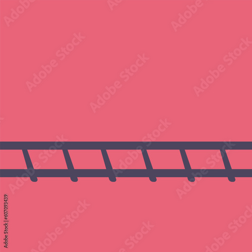 background with railroad in sunset day