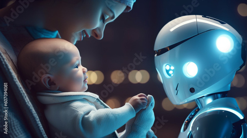 female robot or cyborg care...