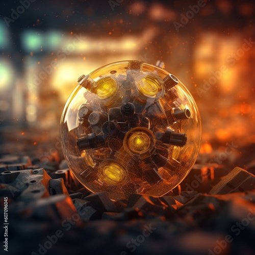 Futur Nucléaire : Molécule Radioactive Futuriste, Science-Fiction et Avancées Technologiques