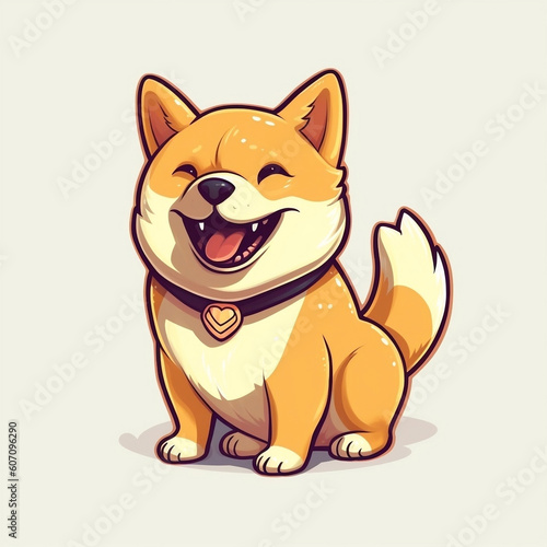 Energetic Shiba Inu Cartoons  Captivating Pictures for Dynamic Visuals