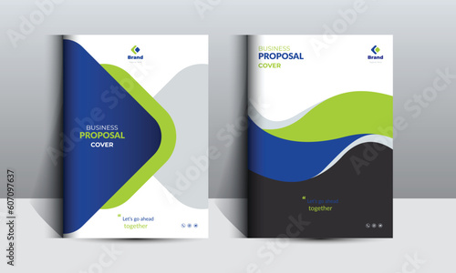 Business Proposal Cover Design Template is adept at the Multipurpose Project such as an annual report, brochure, flyer, poster, presentation, catalog, cover, booklet, website, magazine, portfolio, etc