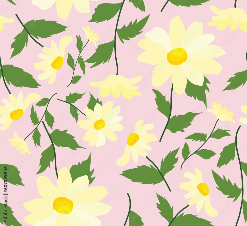 Flower seamless pattern Flower seamless pattern