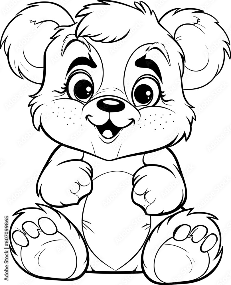 Bear Line Art Bear Line Art