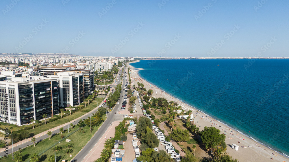 Scenic view from the height of Antalya, Turkey Scenic view from the height of Antalya, Turkey