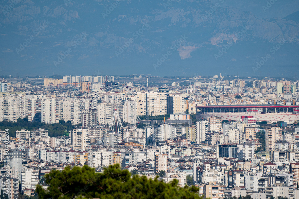 Scenic view from the height of Antalya, Turkey Scenic view from the height of Antalya, Turkey