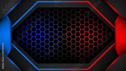 modern futuristic game background. design of sport banner, poster, advertisement, promotion