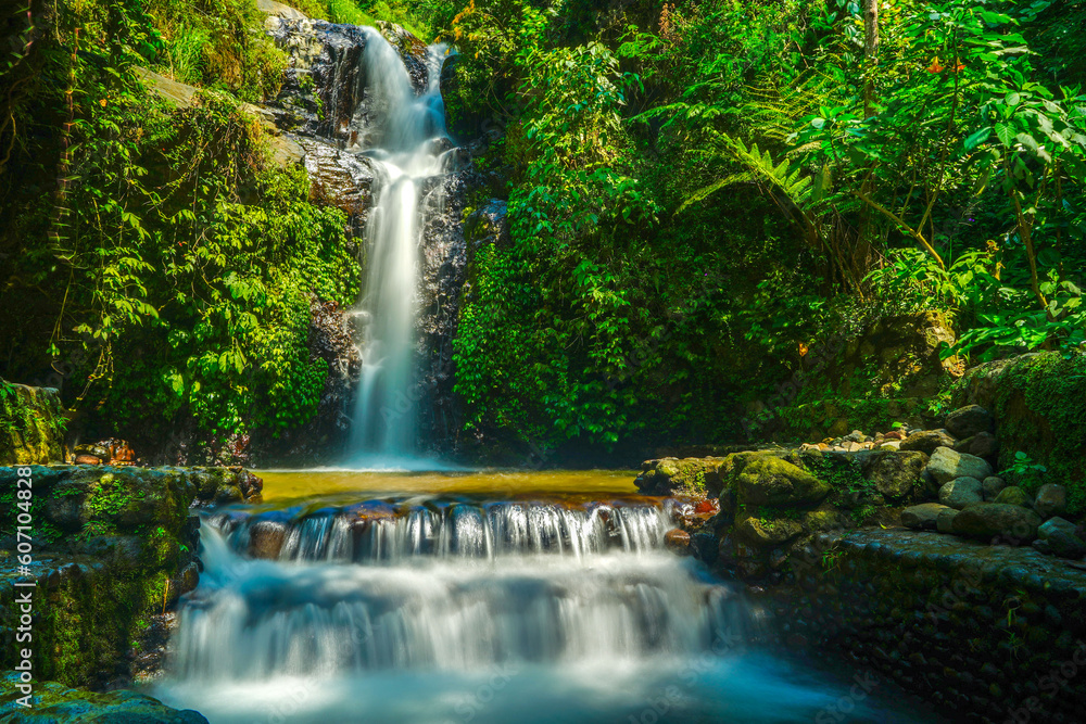 Tirto Weni Waterfalls located in Ungaran, Central Java, Indonesia.