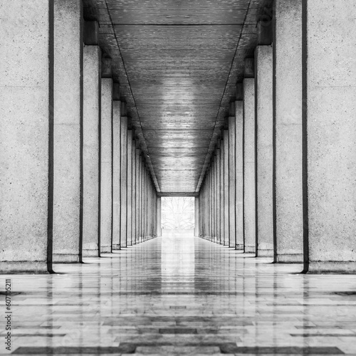 Obraz na plátně Architecture Symetric at Lyon