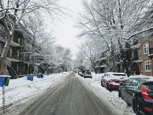 Rue de Québec l'hiver © Christelle