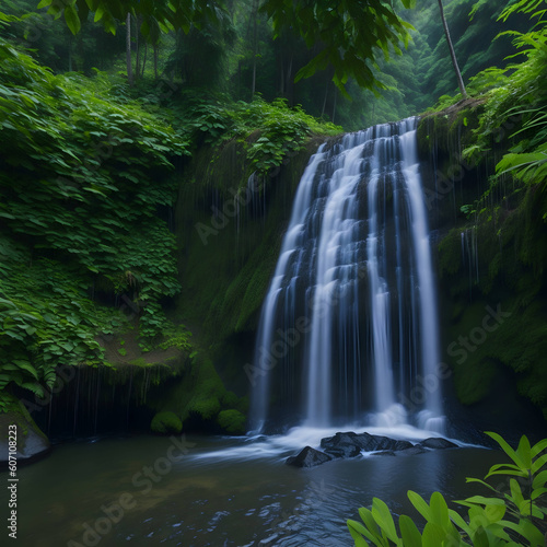 waterfall in jungle