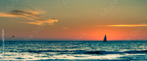 Sunset on Venice Beach in Los Angeles