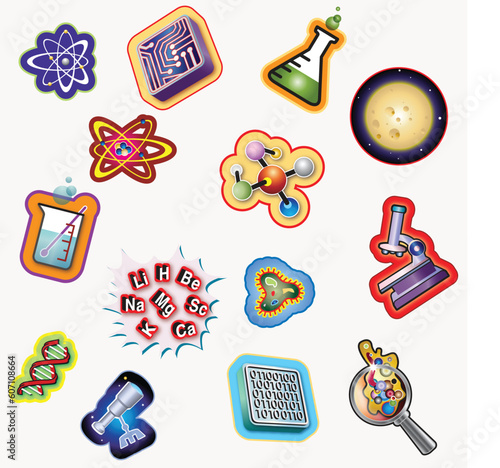 Vector mad science vector pack
