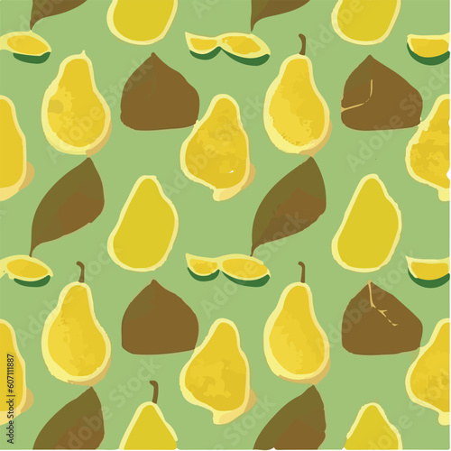 cute simple jackfruit pattern, cartoon, minimal, decorate blankets, carpets, for kids, theme print design
