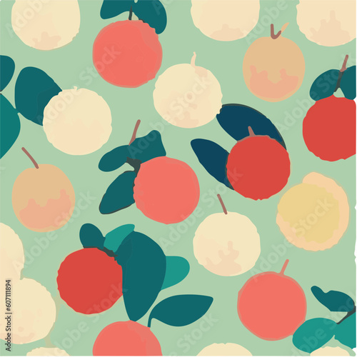 cute simple lychee pattern, cartoon, minimal, decorate blankets, carpets, for kids, theme print design
