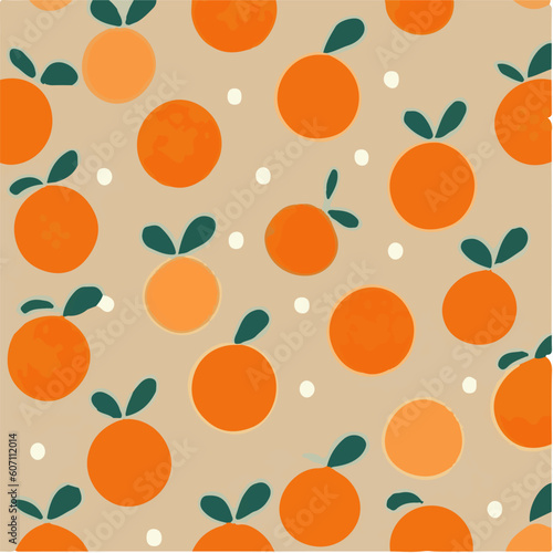 cute simple clementine pattern, cartoon, minimal, decorate blankets, carpets, for kids, theme print design 