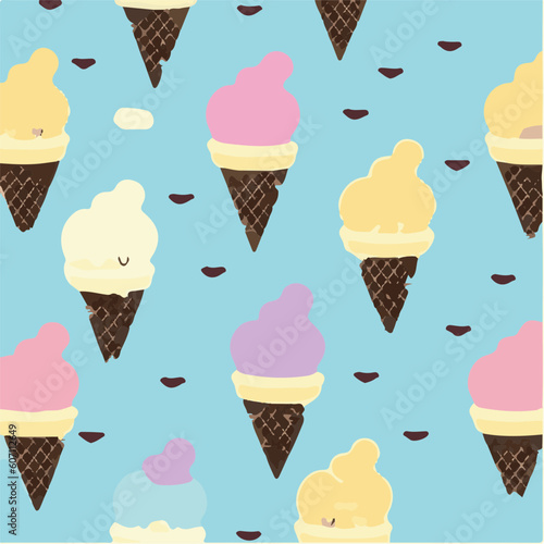 cute simple sorbet pattern, cartoon, minimal, decorate blankets, carpets, for kids, theme print design
