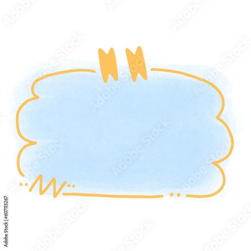 Cute chat boxes pastel color 