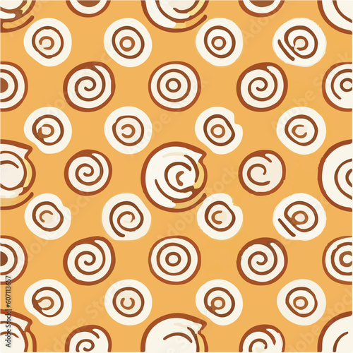 cute simple cinnamon roll pattern, cartoon, minimal, decorate blankets, carpets, for kids, theme print design 