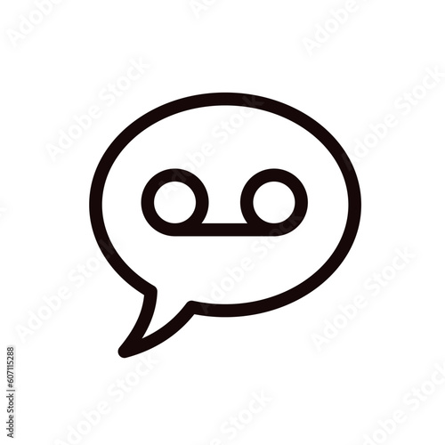 voice mail - vector icon