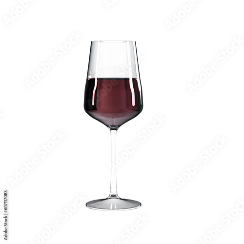 Wallpaper Mural Glass of red wine isolated on white background. Torontodigital.ca