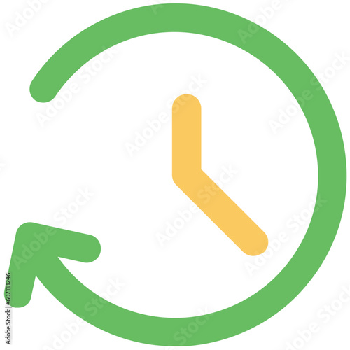 Customer service, icon of twenty four hours service 