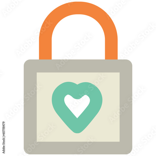 Love secret bold vector icon