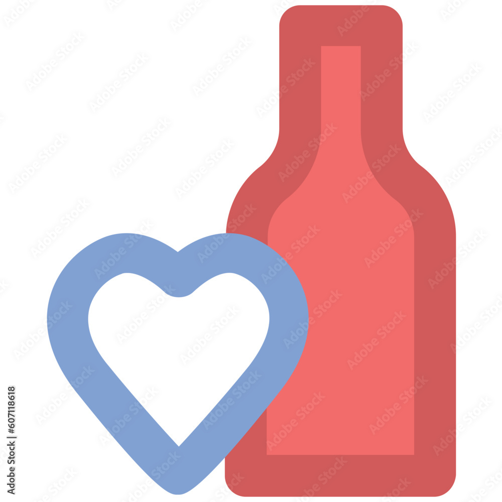 Icon of a drink bold line design Icon of a drink bold line design