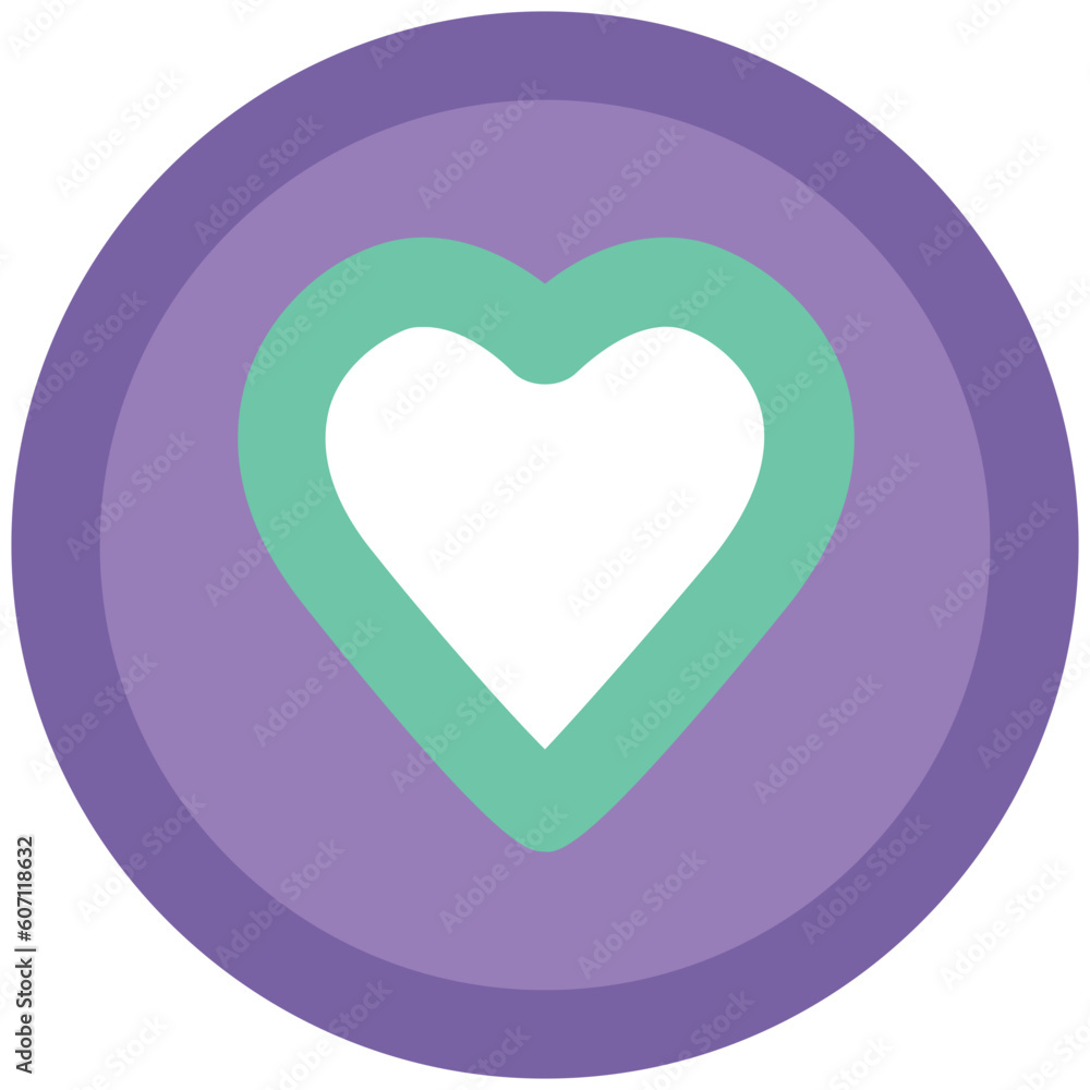 A heart symbol line icon download 