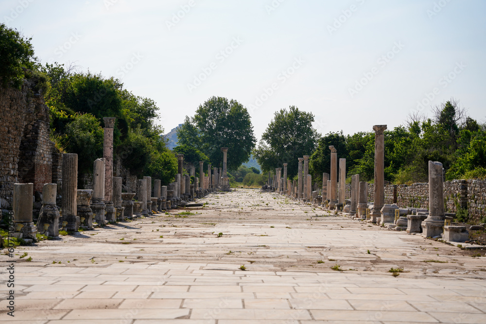 ancient ruins at Ephesus ancient city