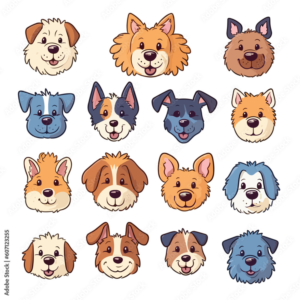 set of dogs style 7 set of dogs style 7