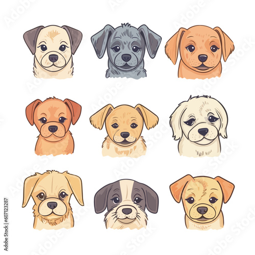 set of dogs style 3