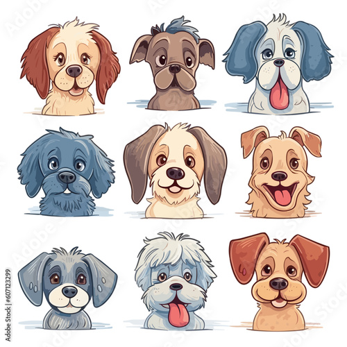set of dogs style 2