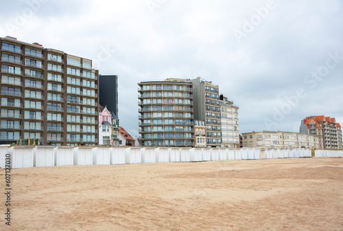 Hochhäuser am Strand in Middelkerke,Belgien