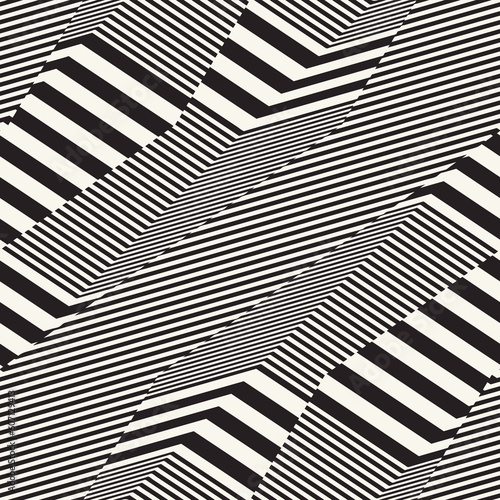 Monochrome Moir   Effect Textured Diagonal Striped Pattern