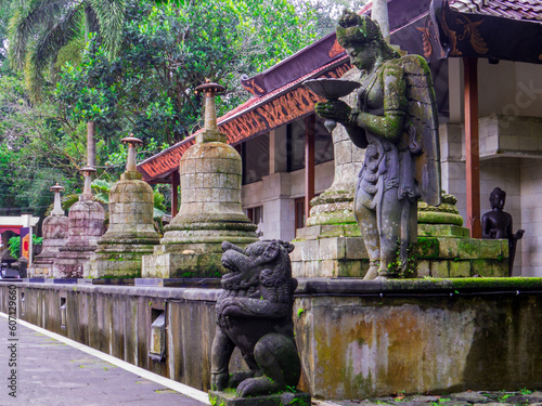 Mendut Buddhist Monastery, Borobodur, Indonesia photo