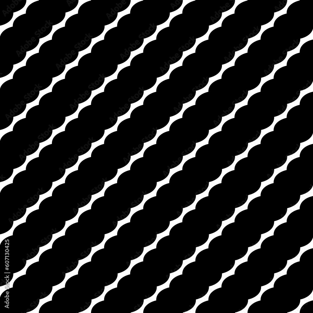 Seamless diagonal lines pattern. Wavy stripes wallpaper. Linear background. Zigzag motif. Repeated line ornament. Digital paper for textile print, web designing, page fill. Vector art illustration. Seamless diagonal lines pattern. Wavy stripes wallpaper. Linear background. Zigzag motif. Repeated line ornament. Digital paper for textile print, web designing, page fill. Vector art illustration.