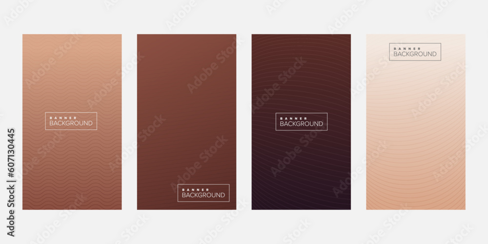 Fototapeta premium Color background banner vector design template