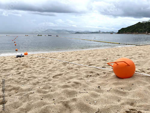 beach and sea located on the island of Cheung Chau, Hong Kong