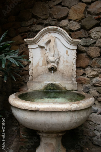 fountain in the Alcazaba of Malaga