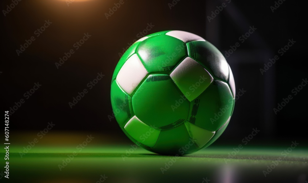 soccer ball on the background HD 8K wallpaper Stock Photography Photo Image