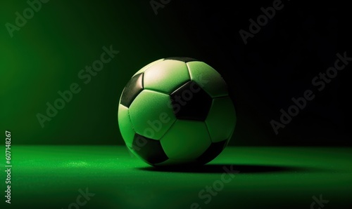 soccer ball on green background HD 8K wallpaper Stock Photography Photo Image