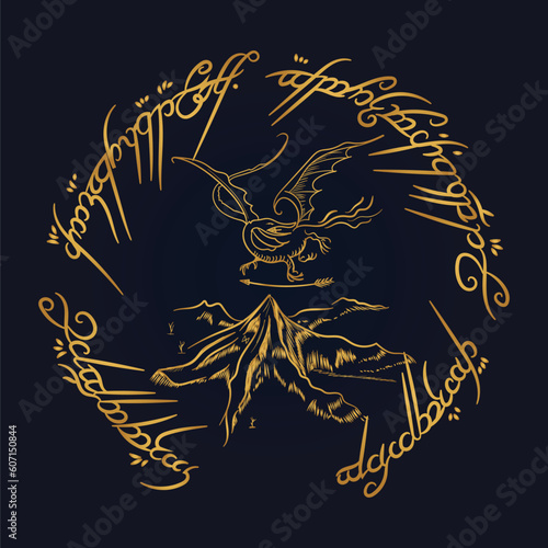  lord ring dark middle earth